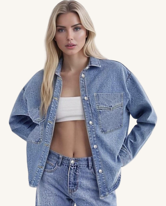 Women's Casual Long Sleeve Denim